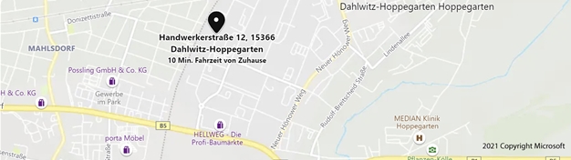 Anfahrt Lange & Sohn Metallbau GmbH
