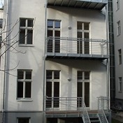 Geländer Flachstahl-Blech - L&S Metallbau